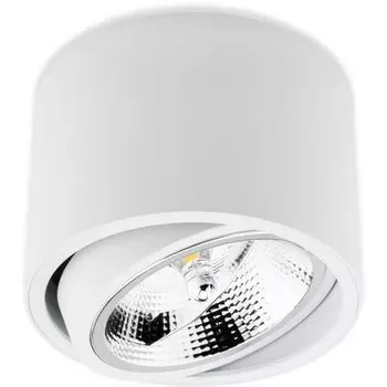 LUMILED накладной точечный светильник накладной светильник накладной точечный светильник потолочный точечный светильник потолочный светильник точечный накладной | Поворотный потолочный светильник 15° из круглого алюминия матового белого цвета.,...