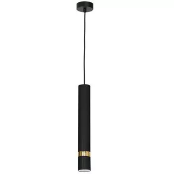 LUMINEX лампа освещения подвесной светильник Reno черный/золотой 1