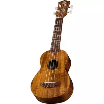 Luna Гитары Flamed Acacia Сопрано Гавайская гитара Flamed Acacia Luna Guitars