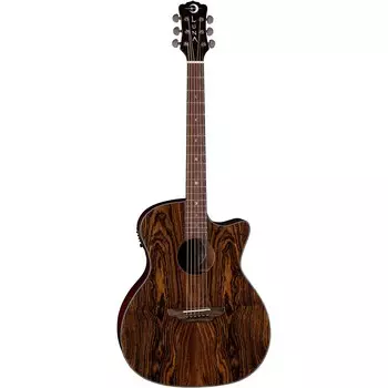 Luna Guitars Gypsy Exotic Caidie Grand Concert Акустическая электрогитара Gloss Natural