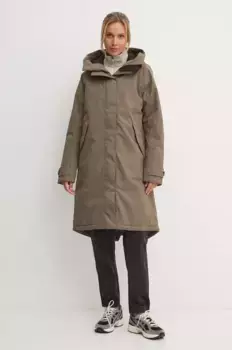 ЛУНА куртка Didriksons, зеленый