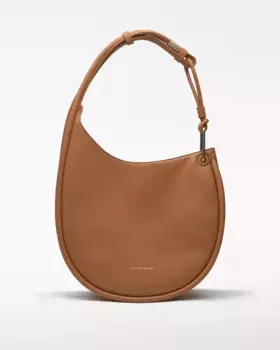 Luna женская сумка на плечо hobo Adolfo Dominguez, коричневый