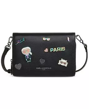 Лурдес Карл и Шупетт Кроссбоди KARL LAGERFELD PARIS