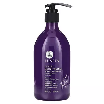 Luseta Beauty, Осветление цвета, фиолетовый шампунь, 16,9 жидких унций (500 мл)