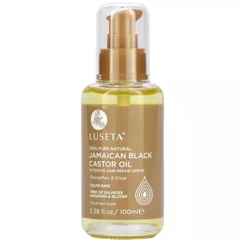 Luseta Beauty, Ямайское черное касторовое масло, интенсивная сыворотка для волос, 100 мл (3,38 жидк. Унции)