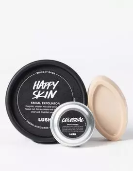 LUSH - набор Happy Skin Discovery с отшелушивающим средством для лица, увлажняющим кремом и сывороткой, Nessun colore