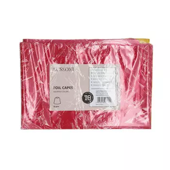 LUSSONI by Tools For Beauty, Накидки из фольги, Разные цвета, 50 шт