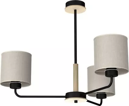 Люстра Atlanta 3Xe27 Потолочный светильник Потолочный светильник Milagro, черный