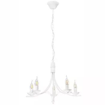 Люстра Ламкур "Кандела" белого цвета из металла Lamkur, белый