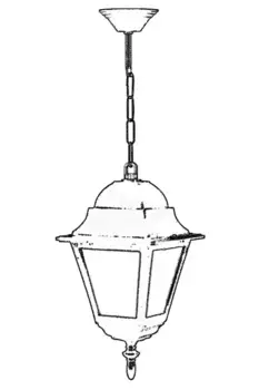 Люстра Opviq, черный