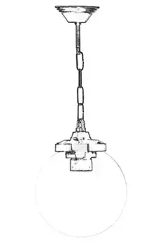 Люстра Opviq, черный