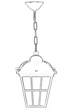 Люстра Opviq, черный