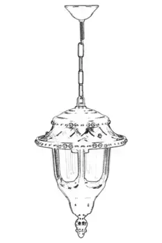 Люстра Opviq, черный