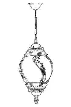 Люстра Opviq, черный