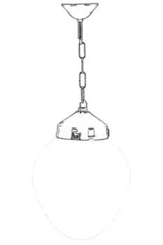 Люстра Opviq, черный