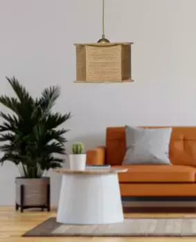 Люстра Opviq, коричневый