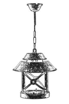 Люстра Opviq, коричневый