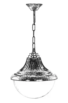 Люстра Opviq, коричневый