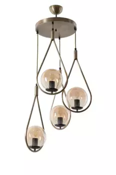 Люстра Opviq, медный