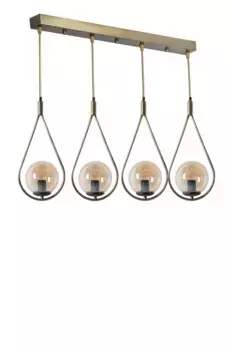 Люстра Opviq, медный