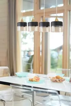 Люстра Opviq полумесяц-STL1794, золото