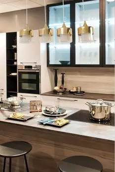 Люстра Opviq полумесяц-STL1795, золото