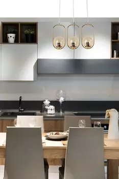 Люстра Opviq полумесяц-STL1809, золото