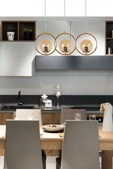 Люстра Opviq полумесяц-STL1862, золото