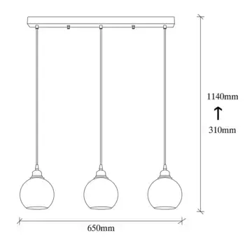 Люстра Opviq, серый