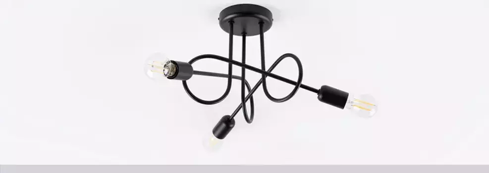 Люстра Sollux Lighting, черный