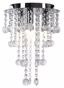 Люстра Toollight 392201 Crystal, 3 источника света E14, 25X25X33см Toolight, серебро