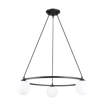 Люстра YOLI 3 3xG9 8W сталь/стекло 98x65x65см Sollux Lighting, черный