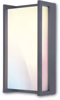 LUTEC Smart LED светильник "QUBO", светодиодный модуль источника света | Надежно интегрированный светодиод, умный дом Высота: 22 см, цвет anthrazit