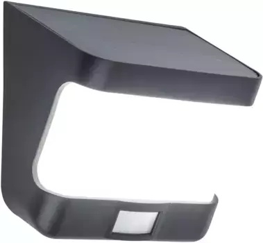 LUTEC Светодиодный солнечный светильник "TRY", светодиодный модуль источника света | Светодиод прочно интегрирован Высота: 11,8 см, черный