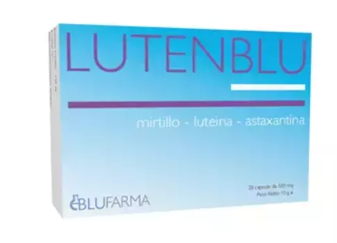 Lutens 20 капсул антиоксидантная добавка Blufarma