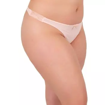 Люкс Хлопковые Стринги Undersummers by CarrieRae, цвет Iced Rose