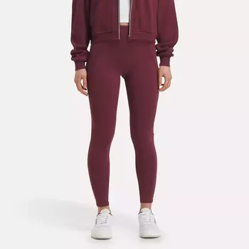 Lux Леггинсы с высокой посадкой Reebok, бордовый