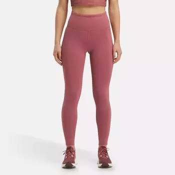 Lux Леггинсы с высокой посадкой Reebok, малиновый