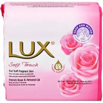 Lux Мыло Soft Touch French Rose - Упаковка из 3 шт.