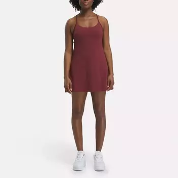 Lux Платье с бретелями Reebok, бордовый