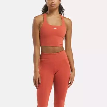 Lux Топ Reebok, кирпично-красный