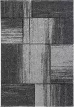 LUXOR живой ковер "Pallencia", прямоугольный, лоскутный дизайн, гостиная LUXOR living 133х190 см, серый