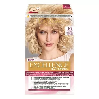 LvђOreAl Paris Excellence Краска для волос 10 Экстра Светлый Блондин 192мл, L'Oreal