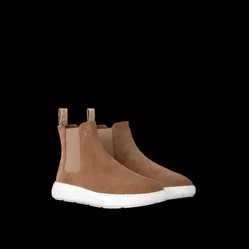 LV Pacific Челси Ботинки Louis Vuitton, бежевый