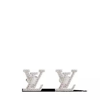 LV Знаковые серьги Louis Vuitton, серебряный