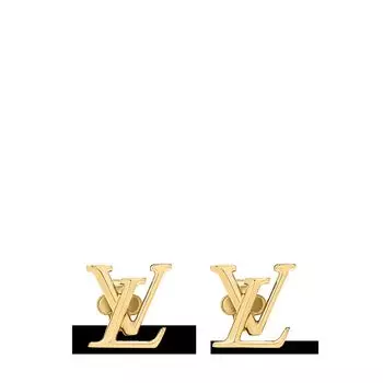 LV Знаковые серьги Louis Vuitton, золотой