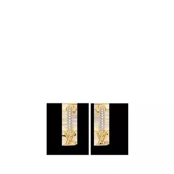 LV Знаковые серьги Louis Vuitton, золотой