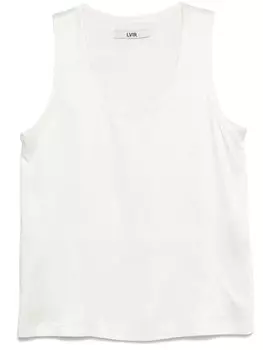 LVIR атласный топ, белый