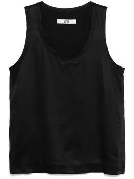 LVIR атласный топ, черный