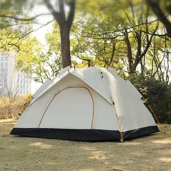 Lvyou LVYOU палатка портативная складная полностью автоматическая для кемпинга непромокаемая облачная туманная серая палатка с двумя дверями без окон 200*220*145 см